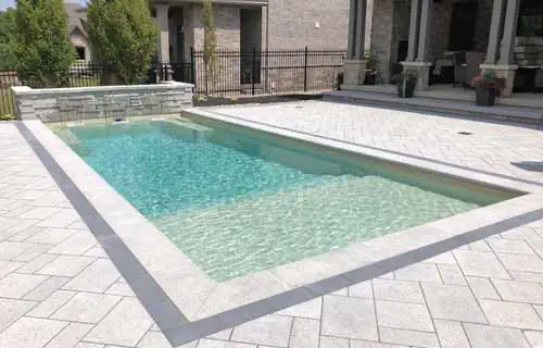 Leisure Pools Summit fiberglass swimming pool